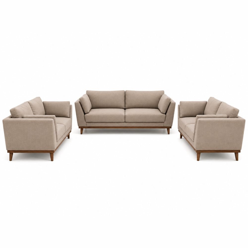 Alba Beige Sofa Set