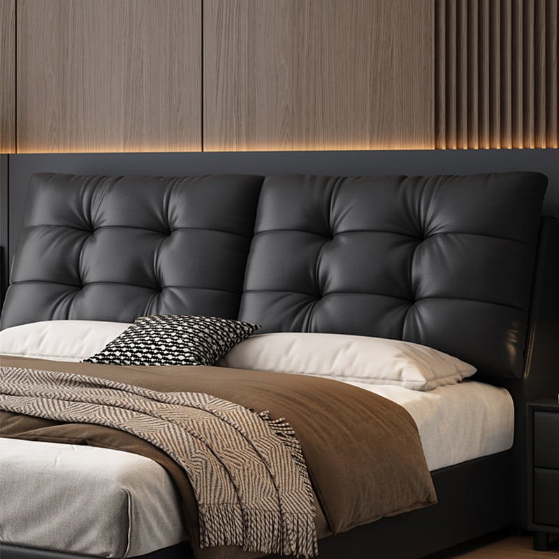 Amora Leather Bed