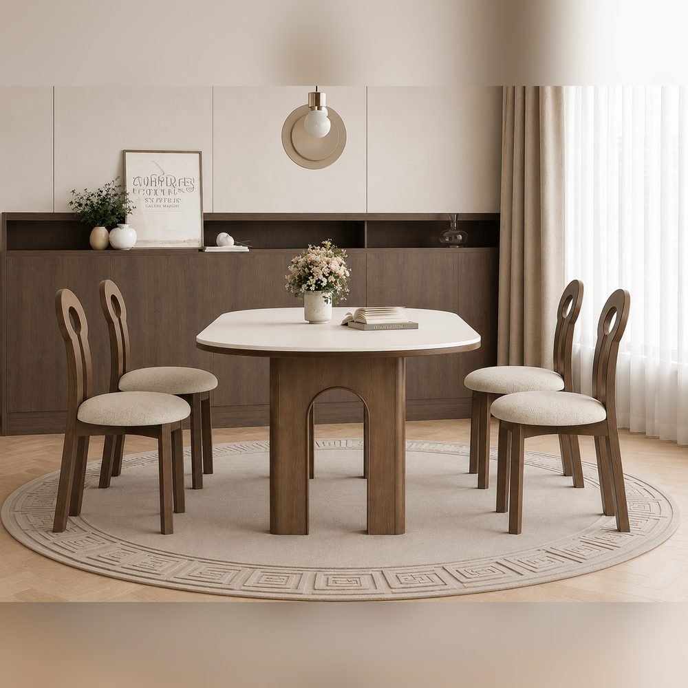 Arcata Oak Dining Set