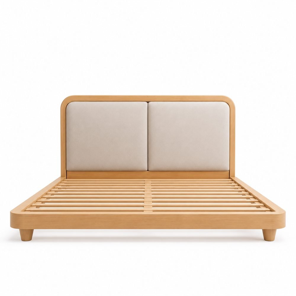 Arco Oak Panel Bed