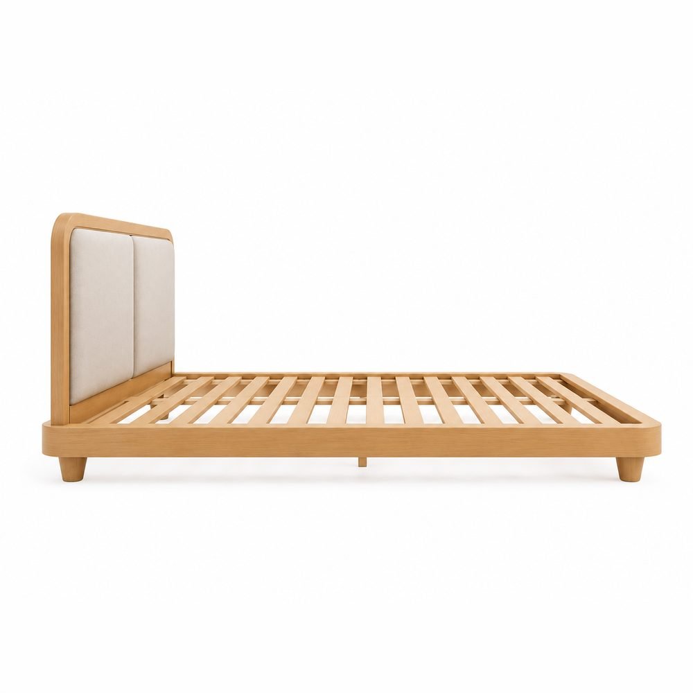 Arco Oak Panel Bed