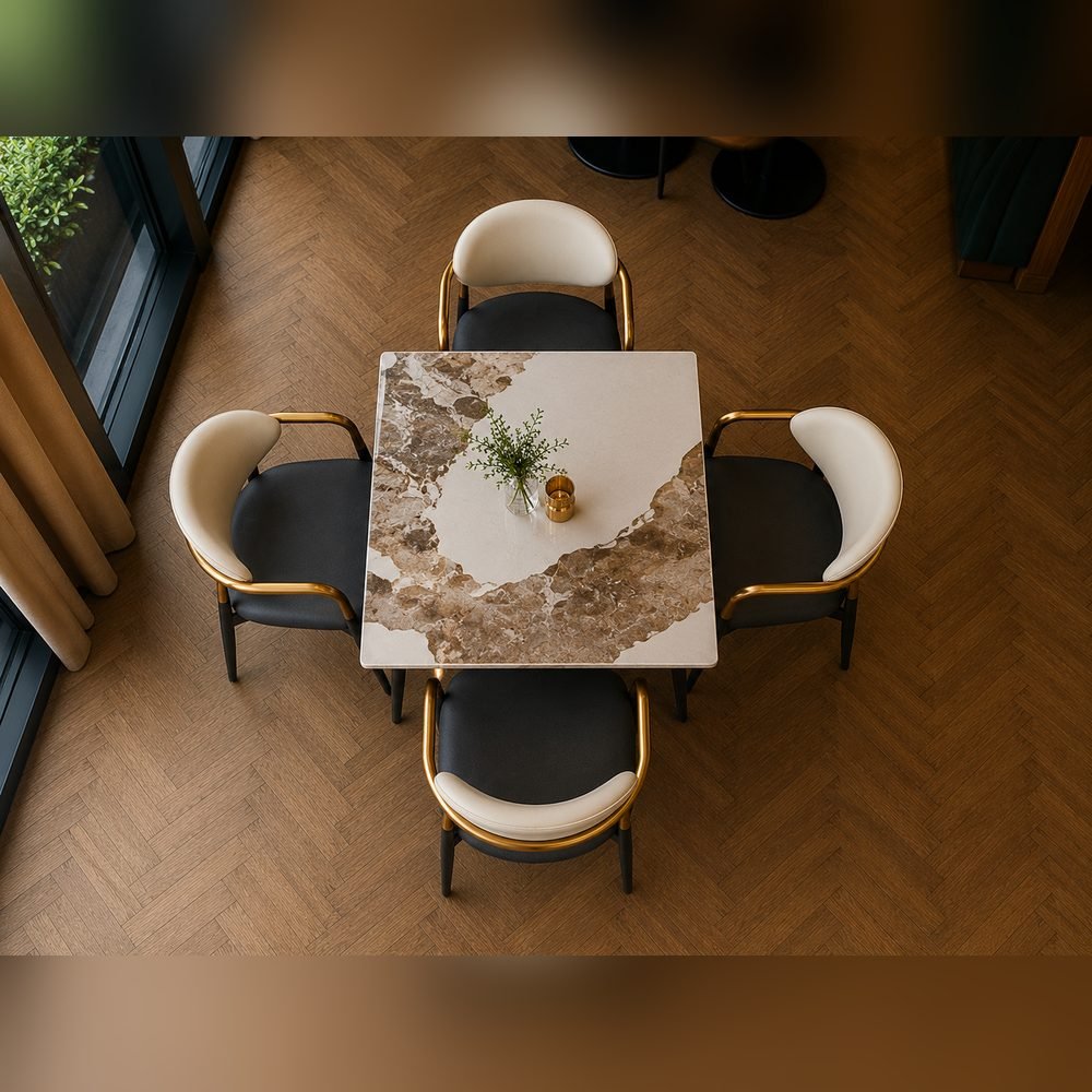 Aurelia Marble Dining Set