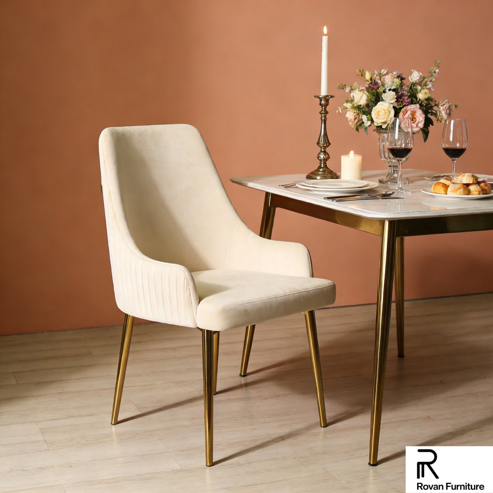 Aurum Gold Dining Chair