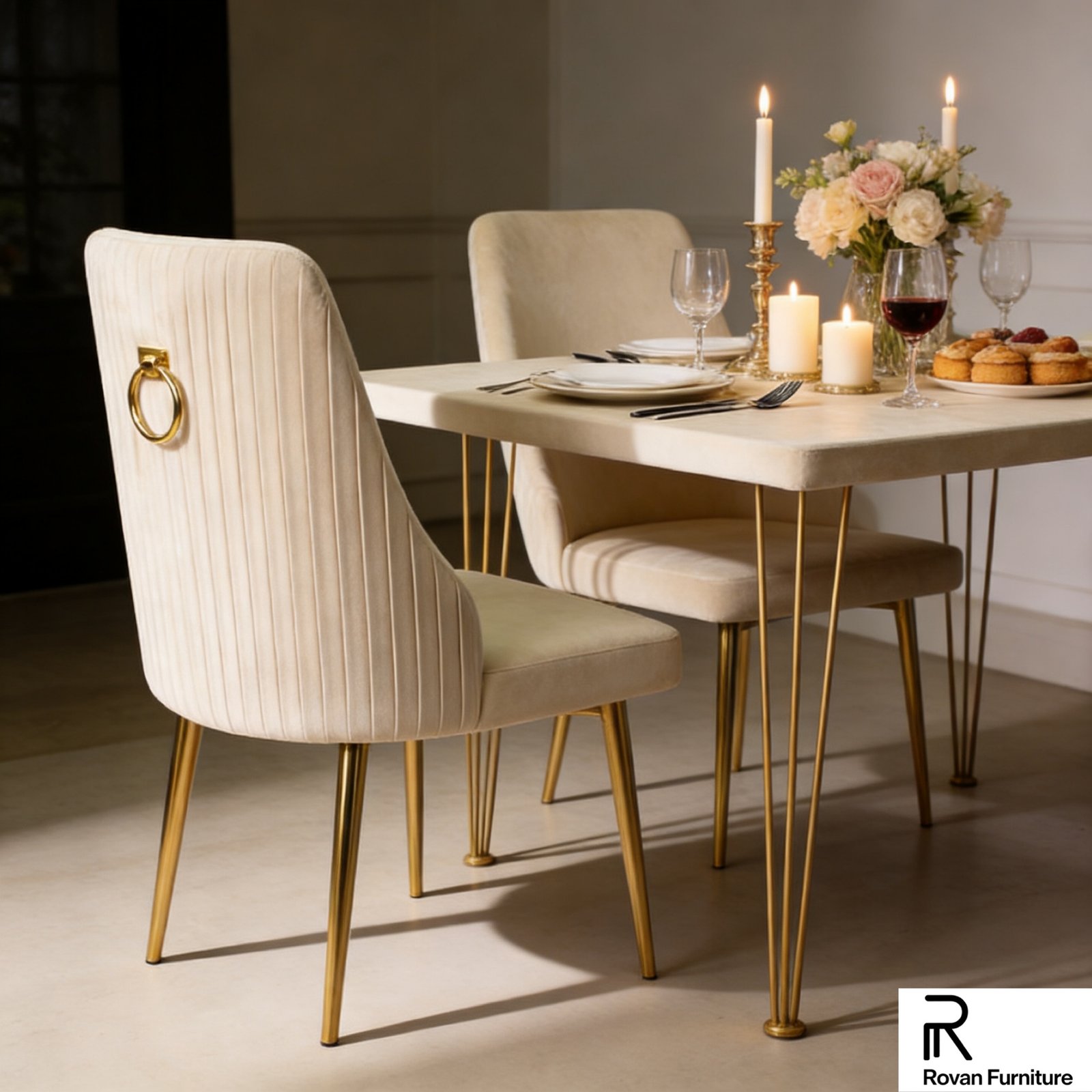 Aurum Gold Dining Chair