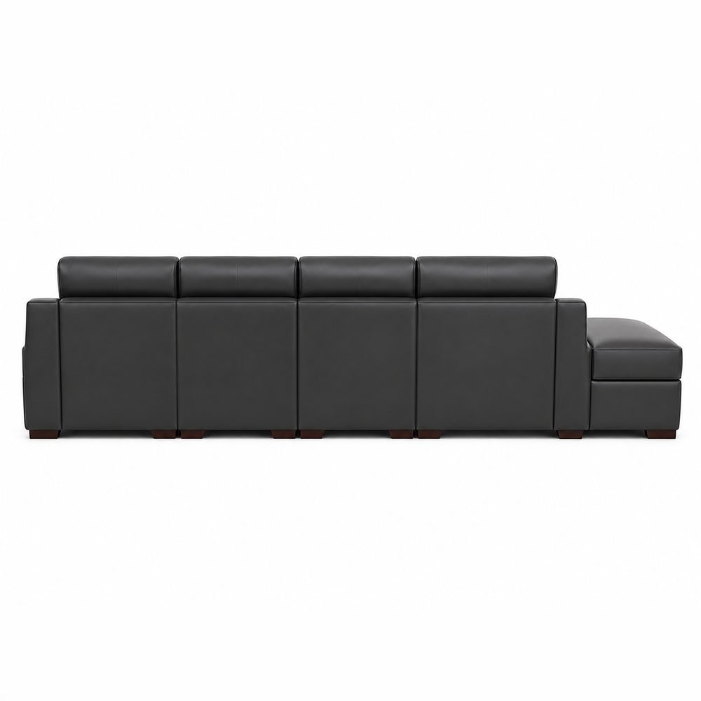 Basalto Leather L-Sofa