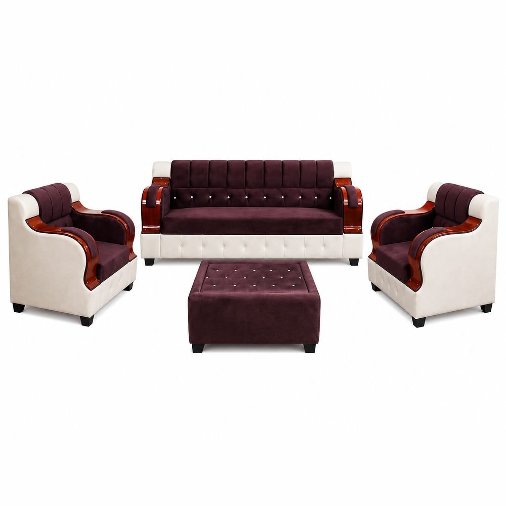 Borgo Velvet Sofa Set