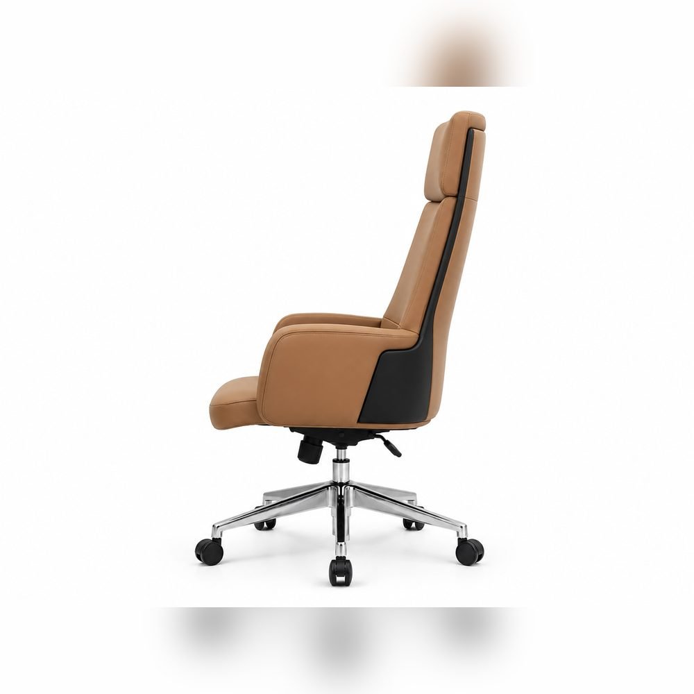 Camel High-Back Office Chair