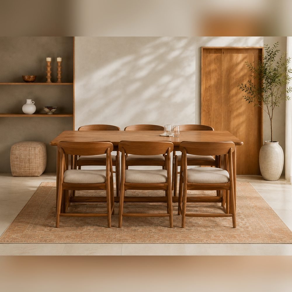Campo Oak Dining Set