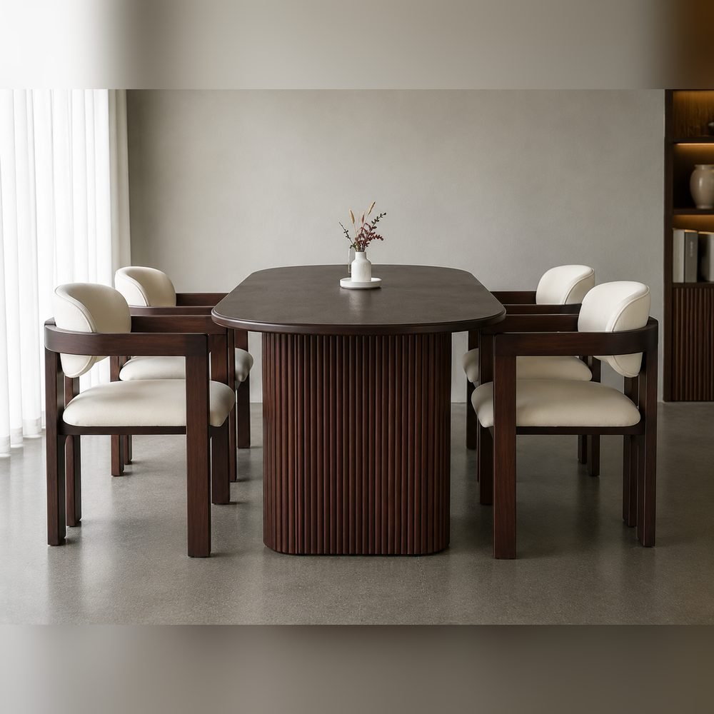 Canna Walnut Dining Set
