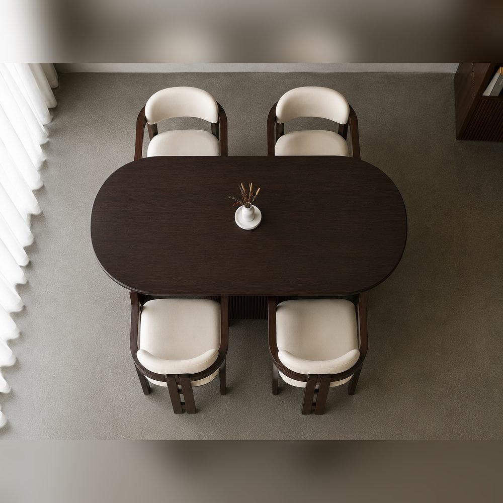 Canna Walnut Dining Set