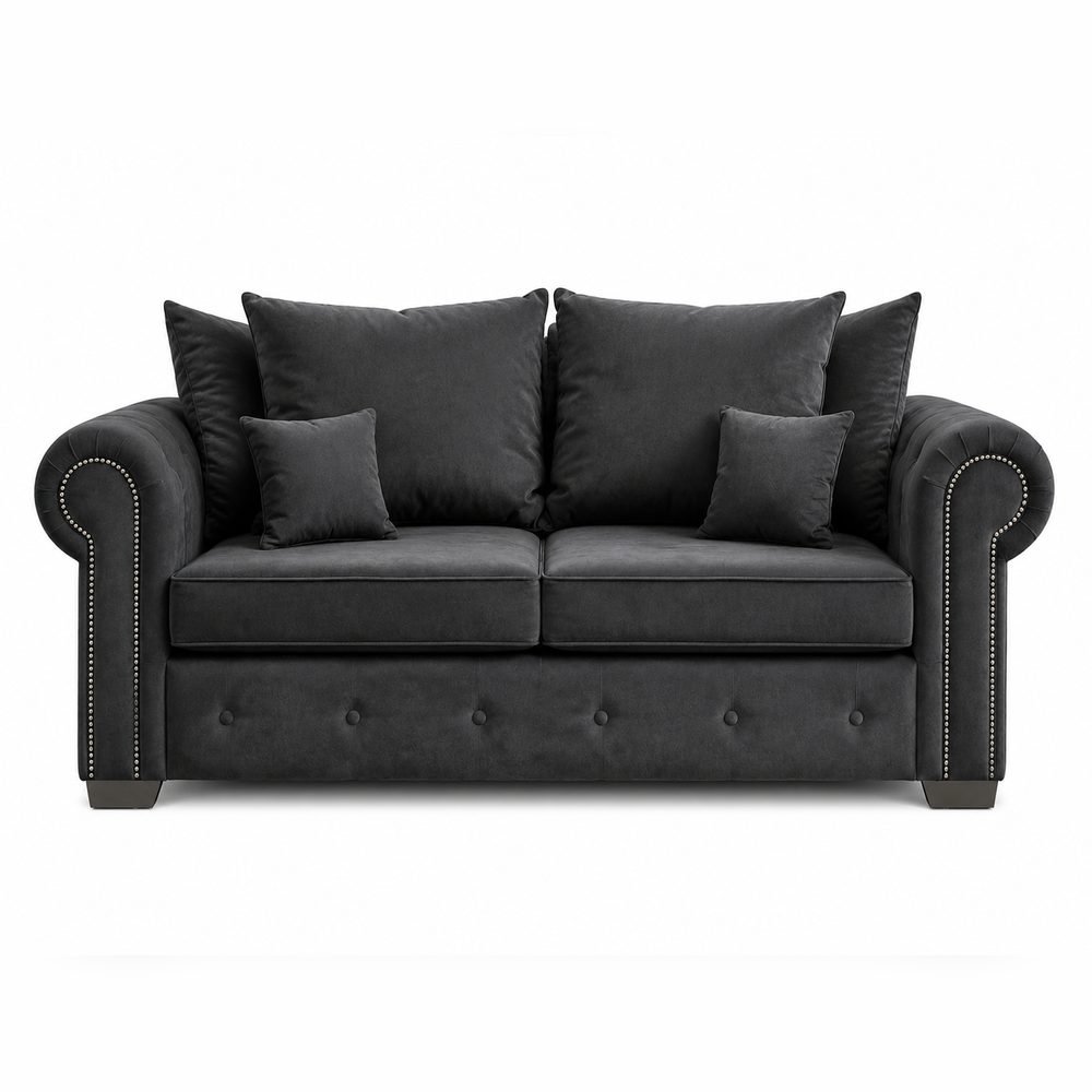 Carbone Studded Chesterfield