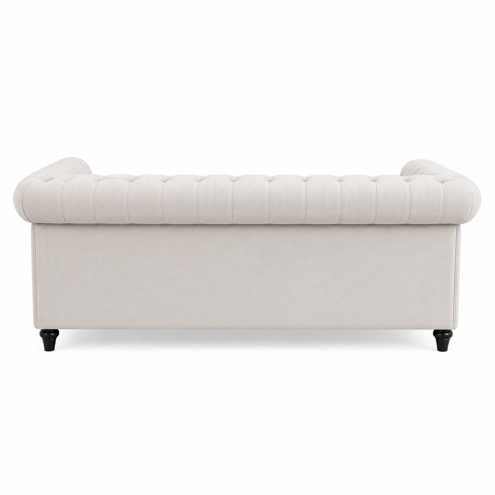 Chester Ivory Tufted Sofa