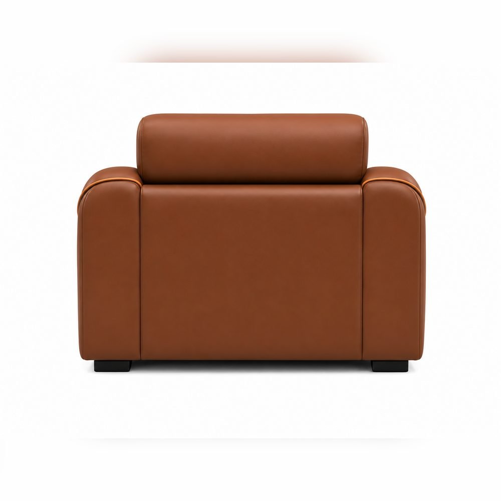 Cognac Leather Sofa Set