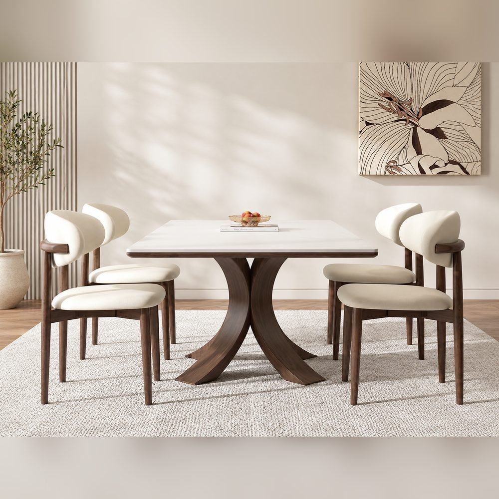 Crux Stone Dining Set