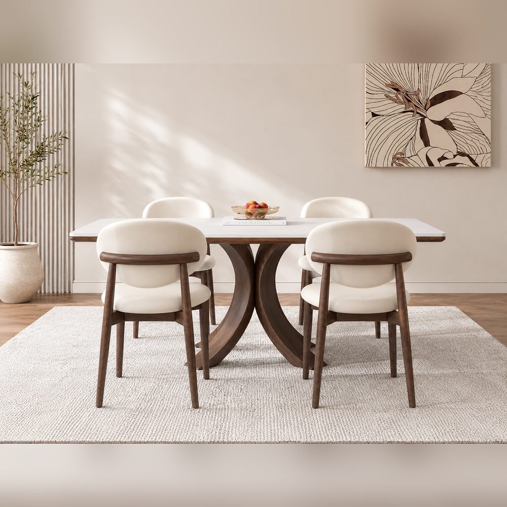Crux Stone Dining Set