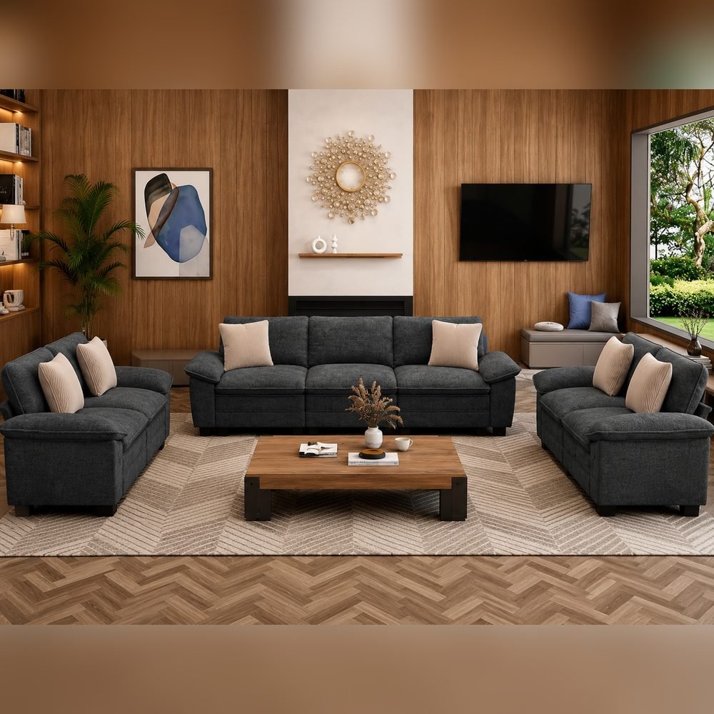 Granito Deep-Seat Sofa Set