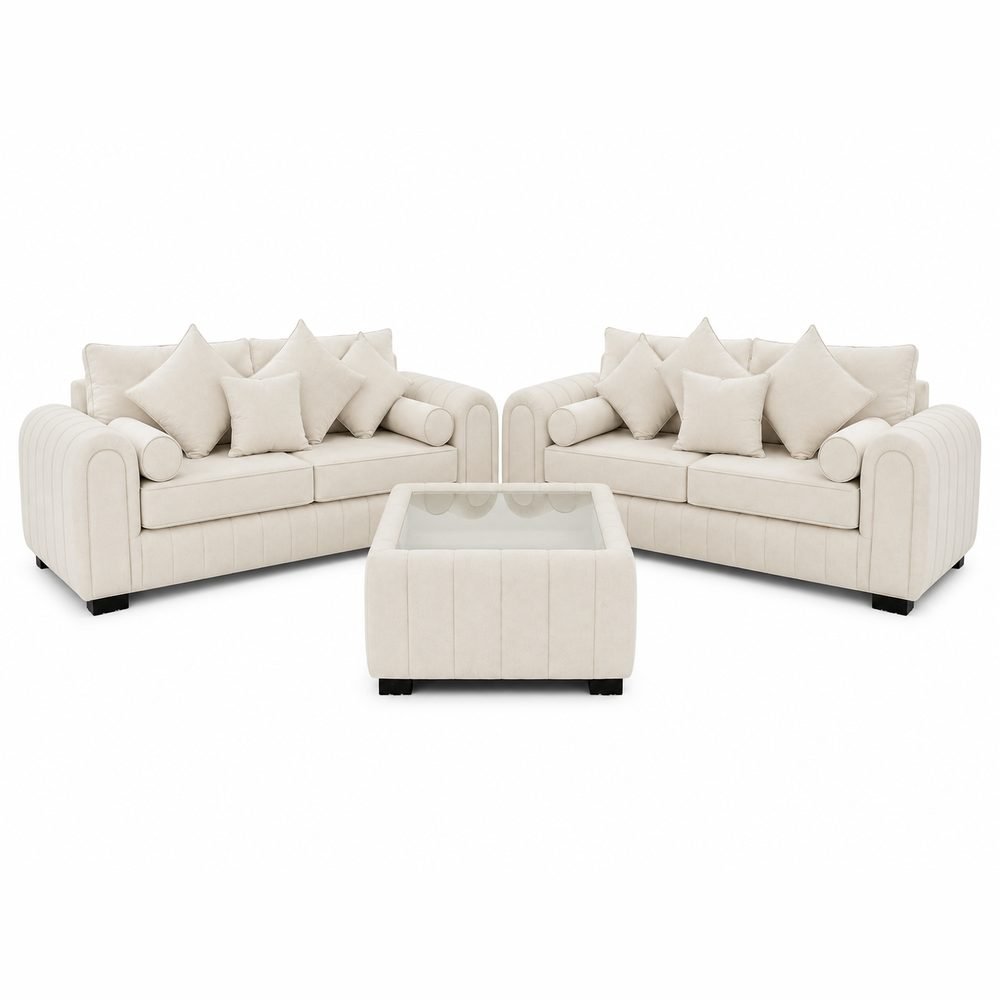 Hampton Pillow-Back Sofa Set