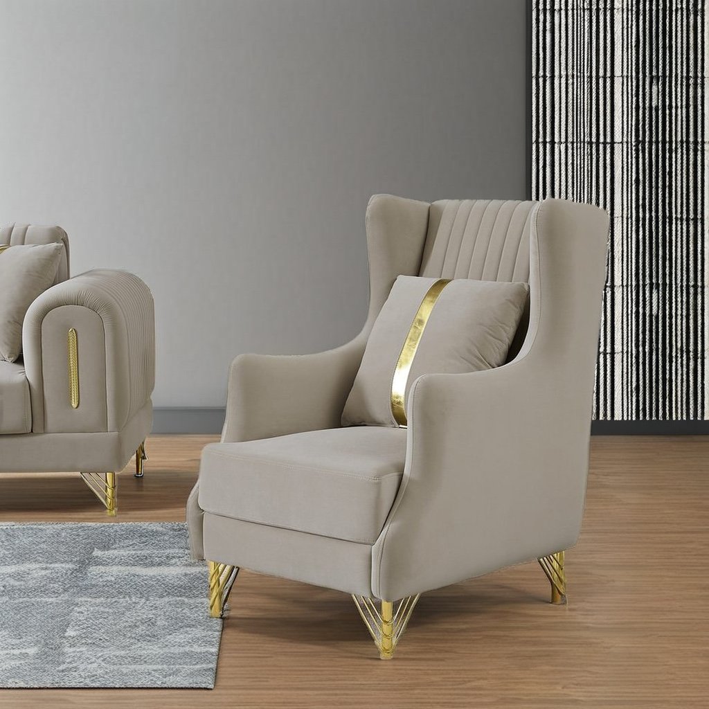 Imperiale Velvet Sofa Set