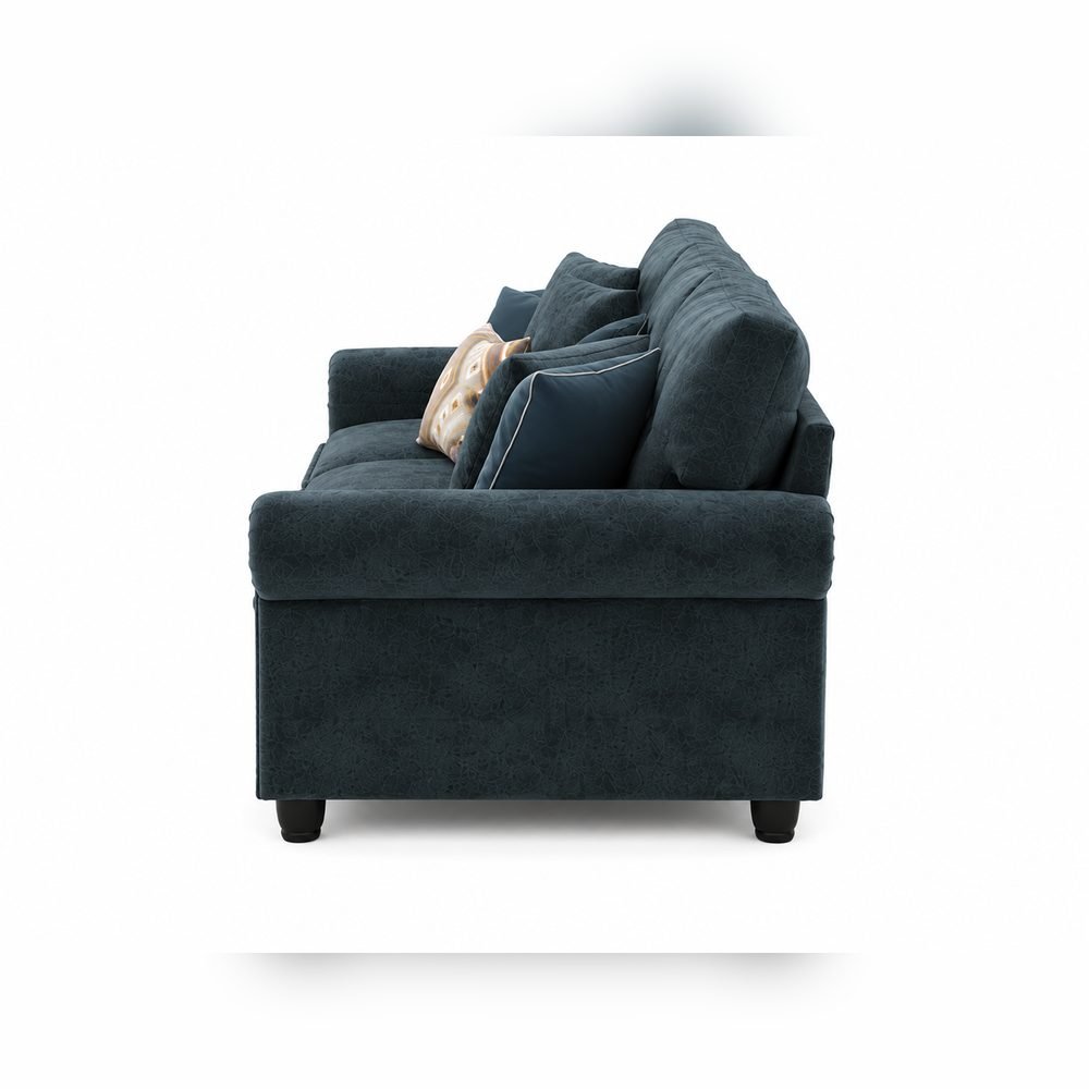 Indigo Pillow-Back Sofa Set