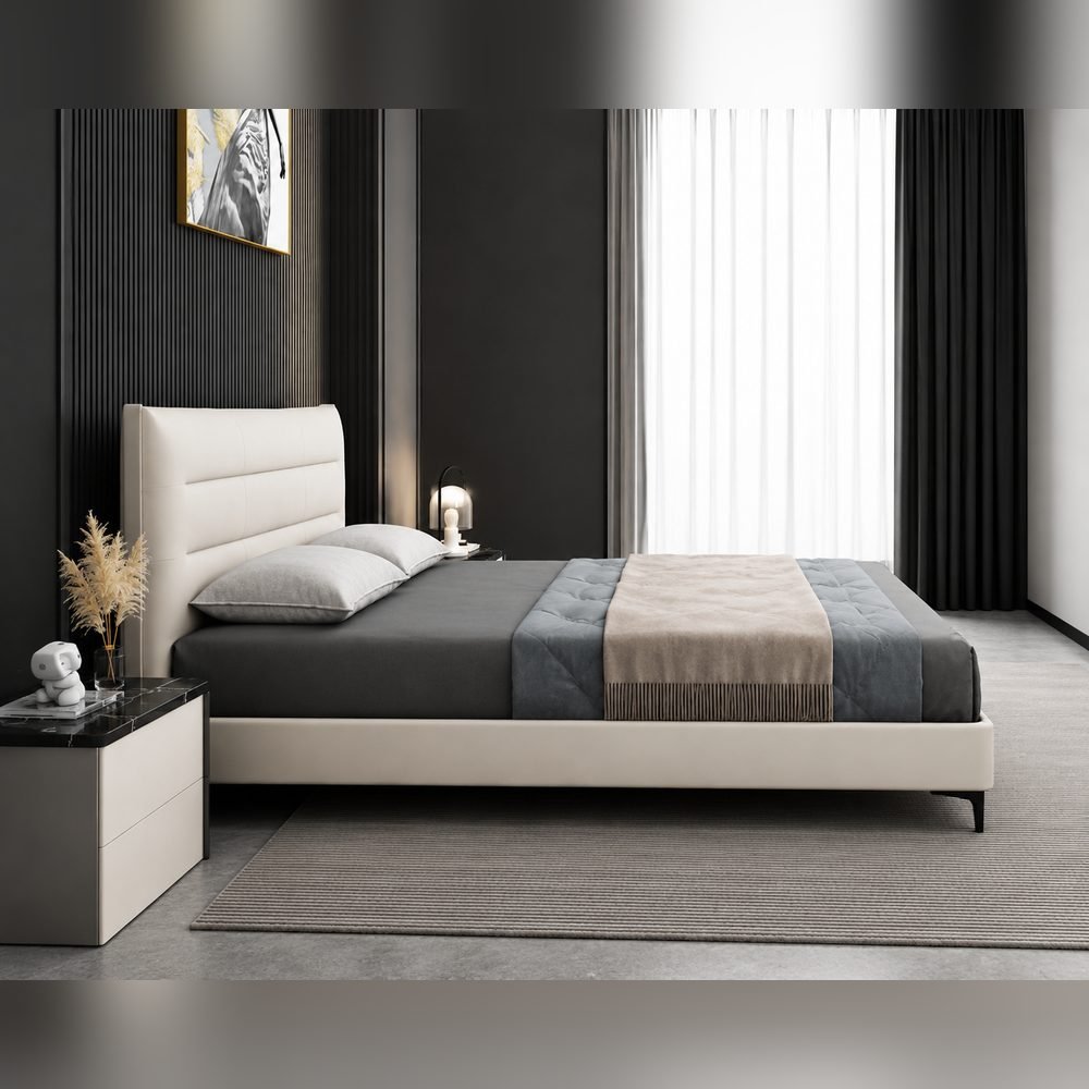 Ivara Leather Bed
