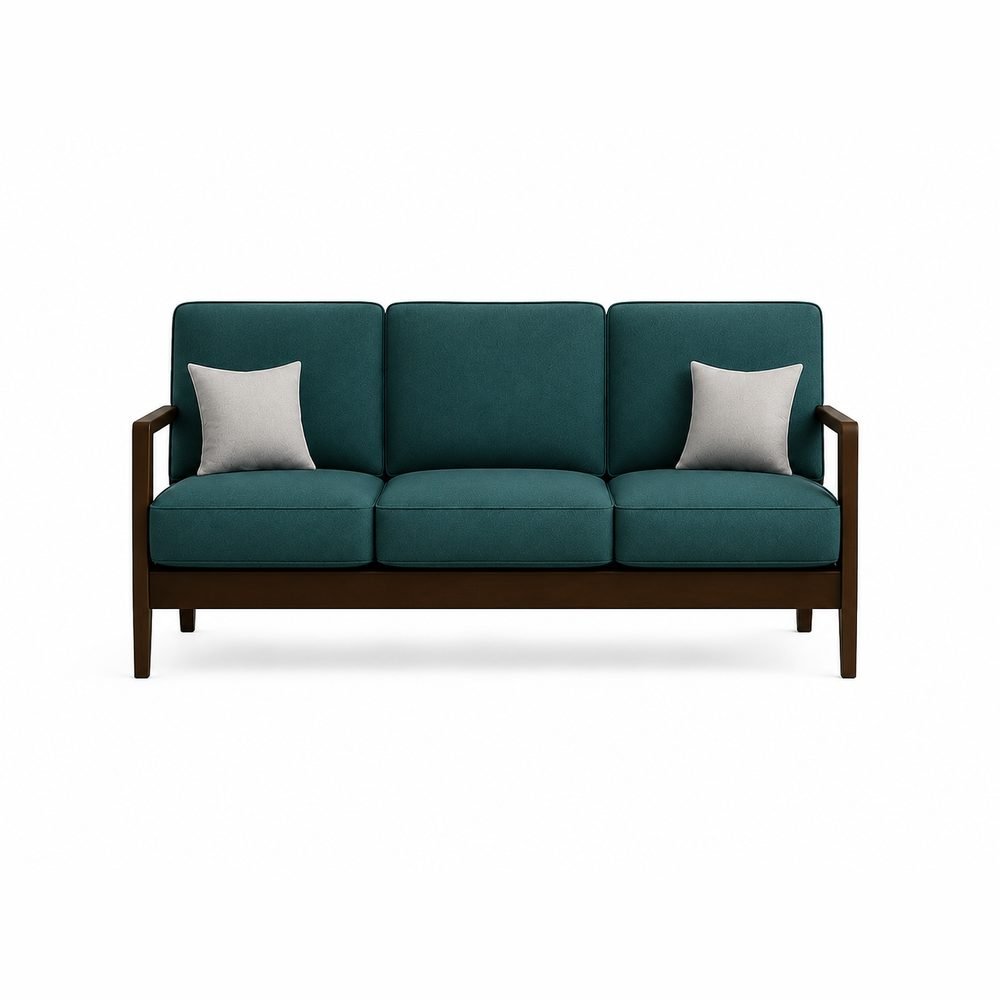 Kavi Teak-Frame Sofa Set