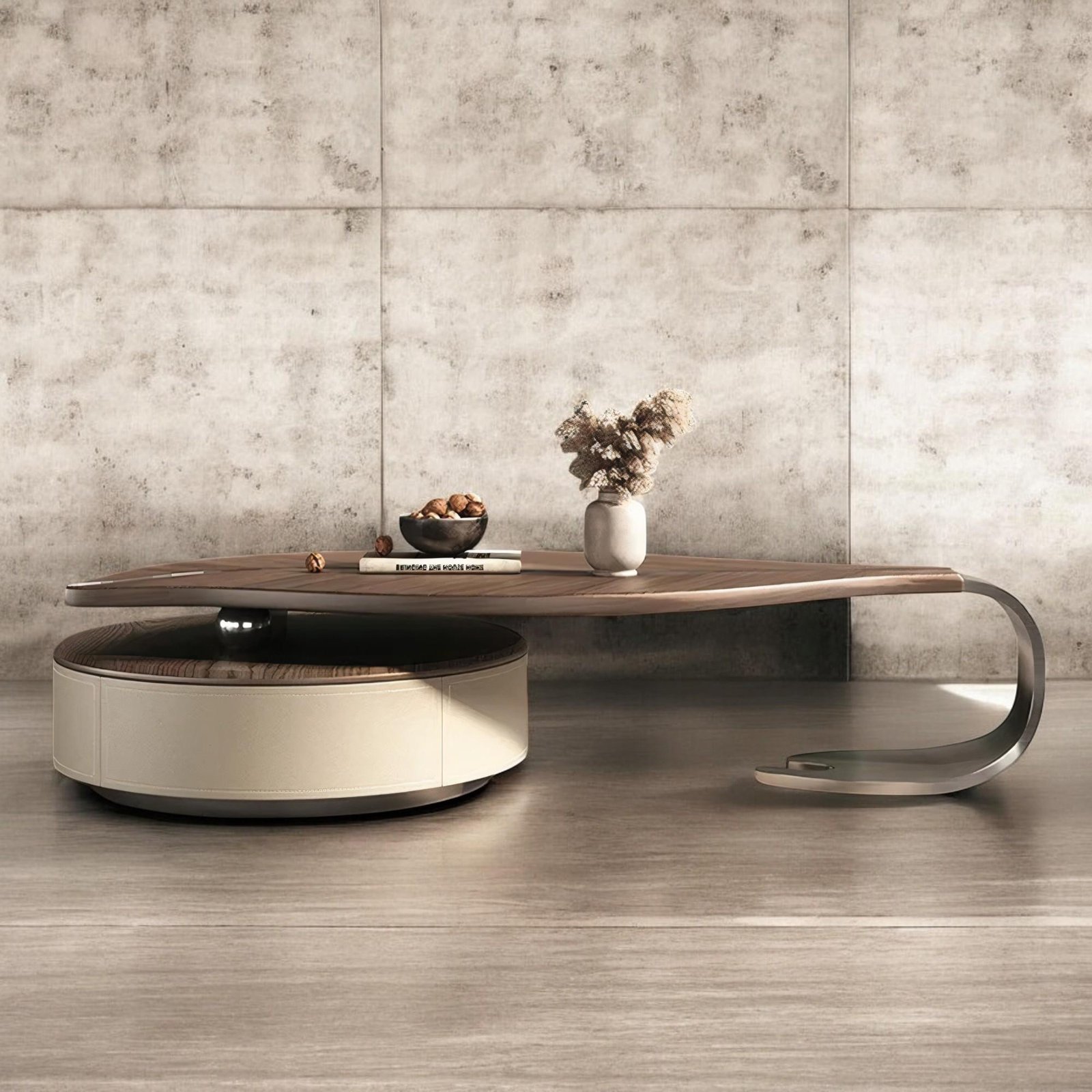 Leaf Oval Side Table