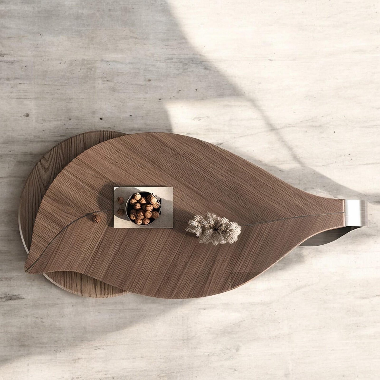 Leaf Oval Side Table