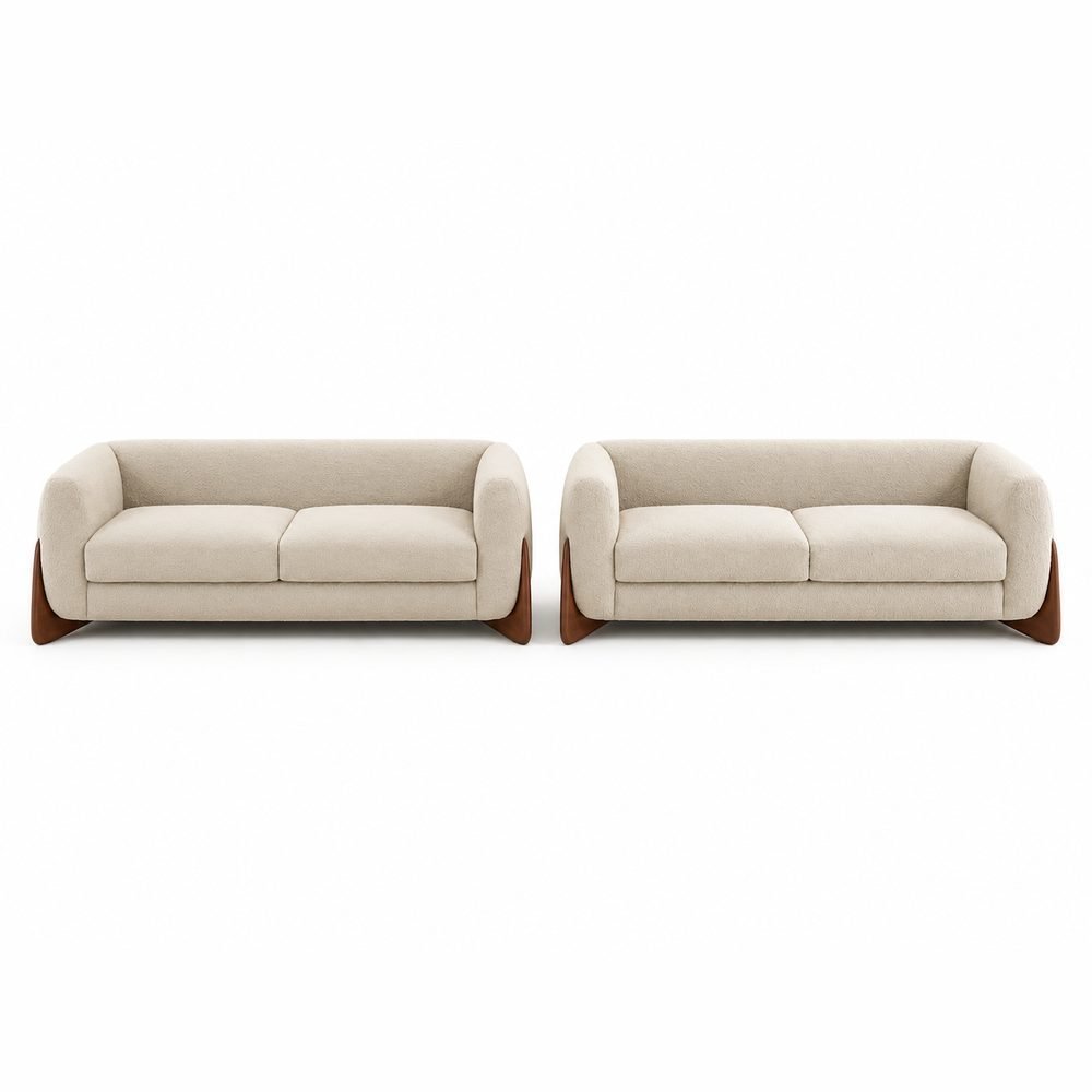 Lucca Bouclé 4-Seater
