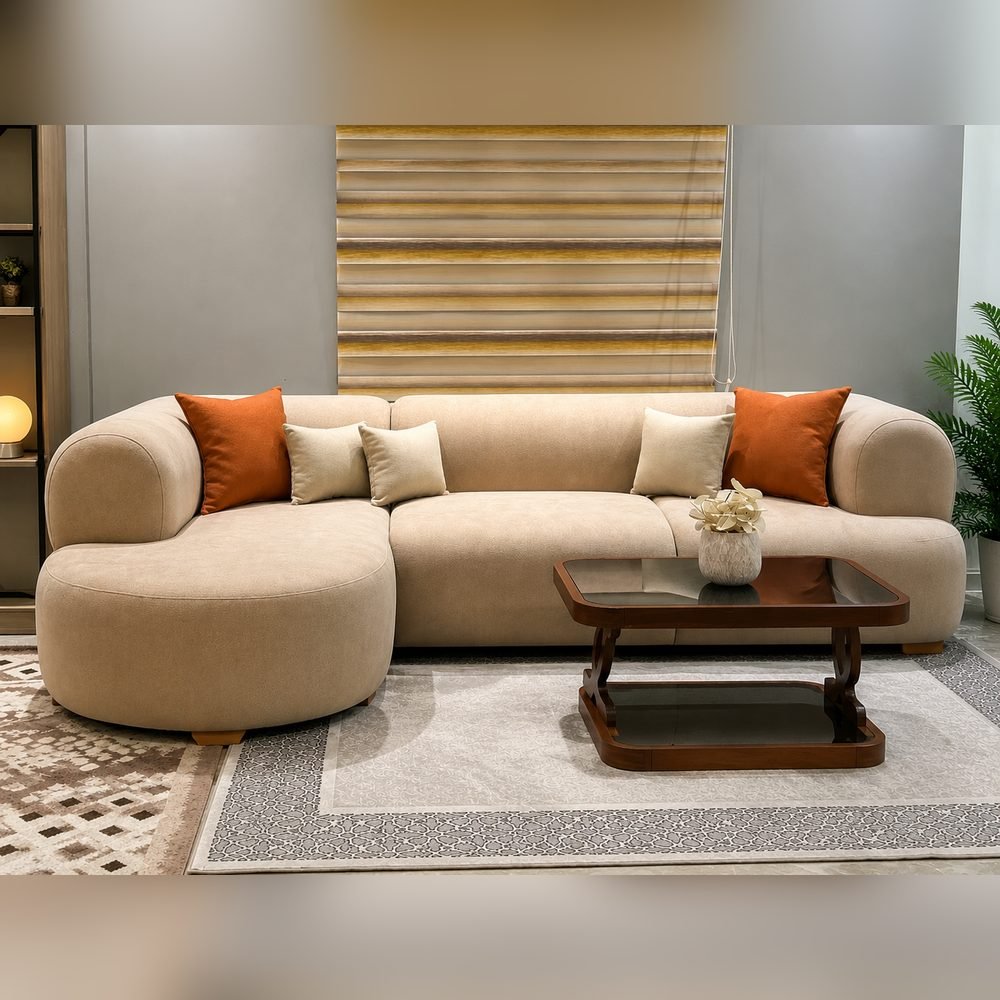 Luna Curve L-Sofa