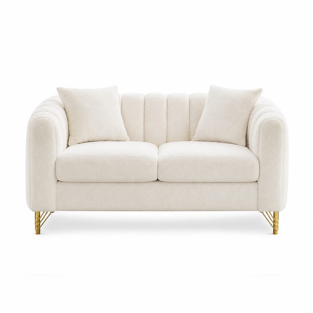 Neve Bouclé Loveseat