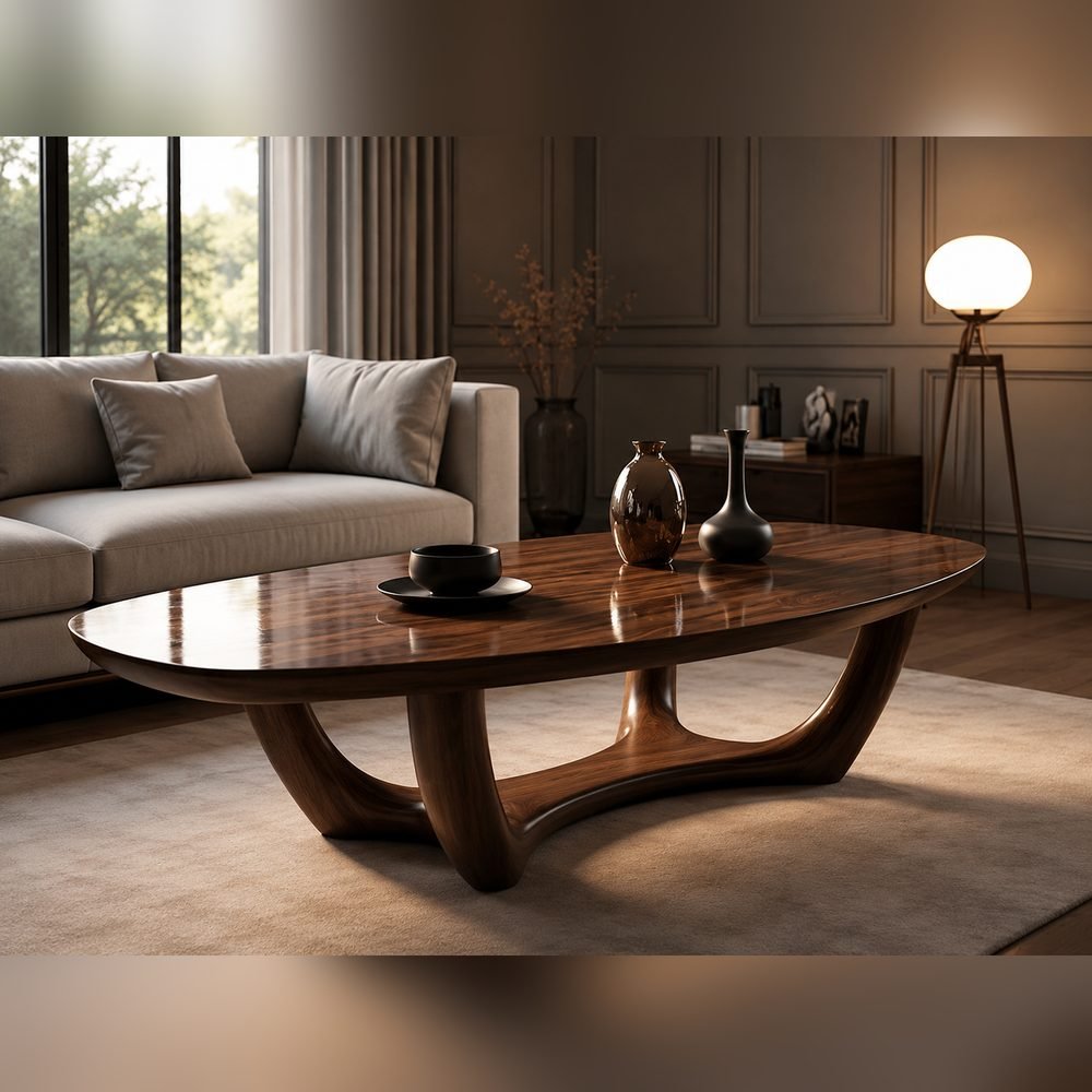 Onda Walnut Coffee Table