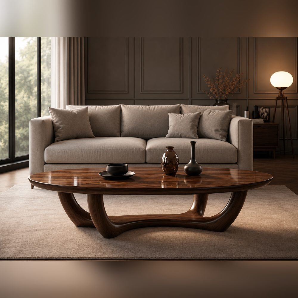 Onda Walnut Coffee Table