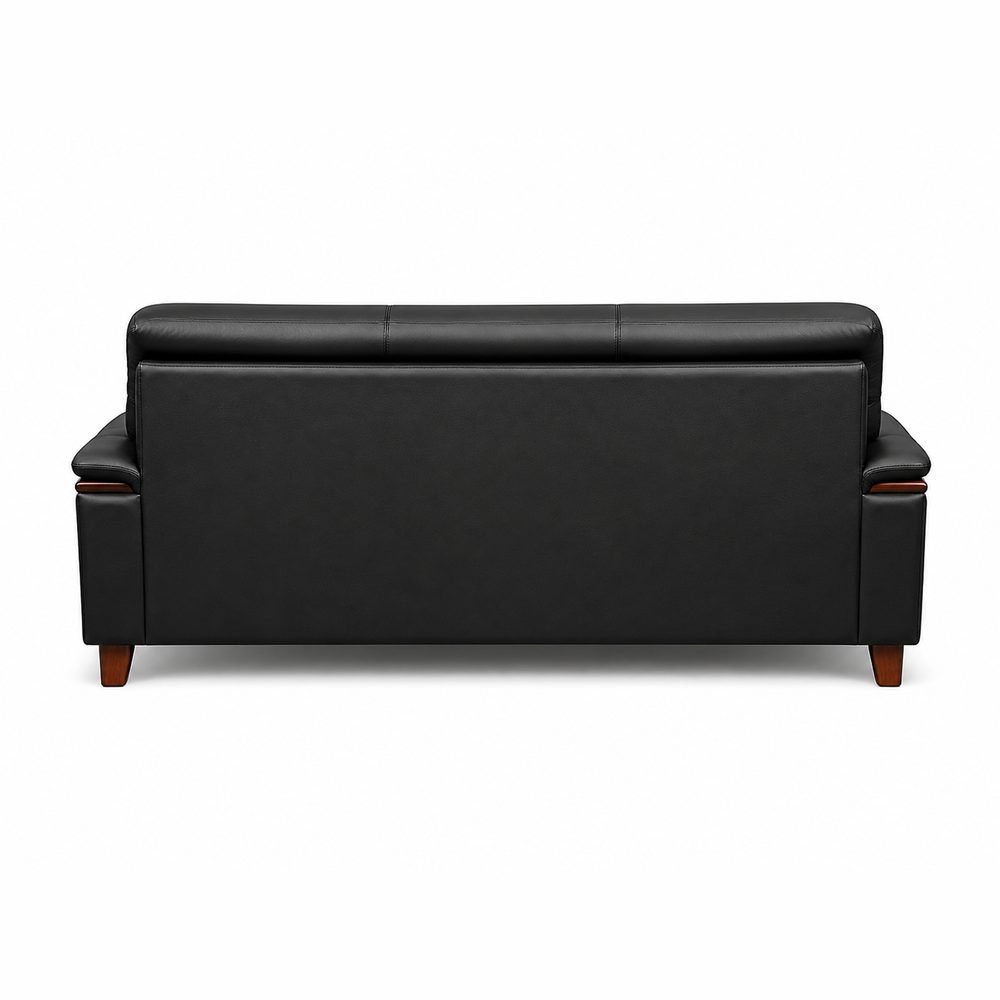 Onyx Leather Sofa Set