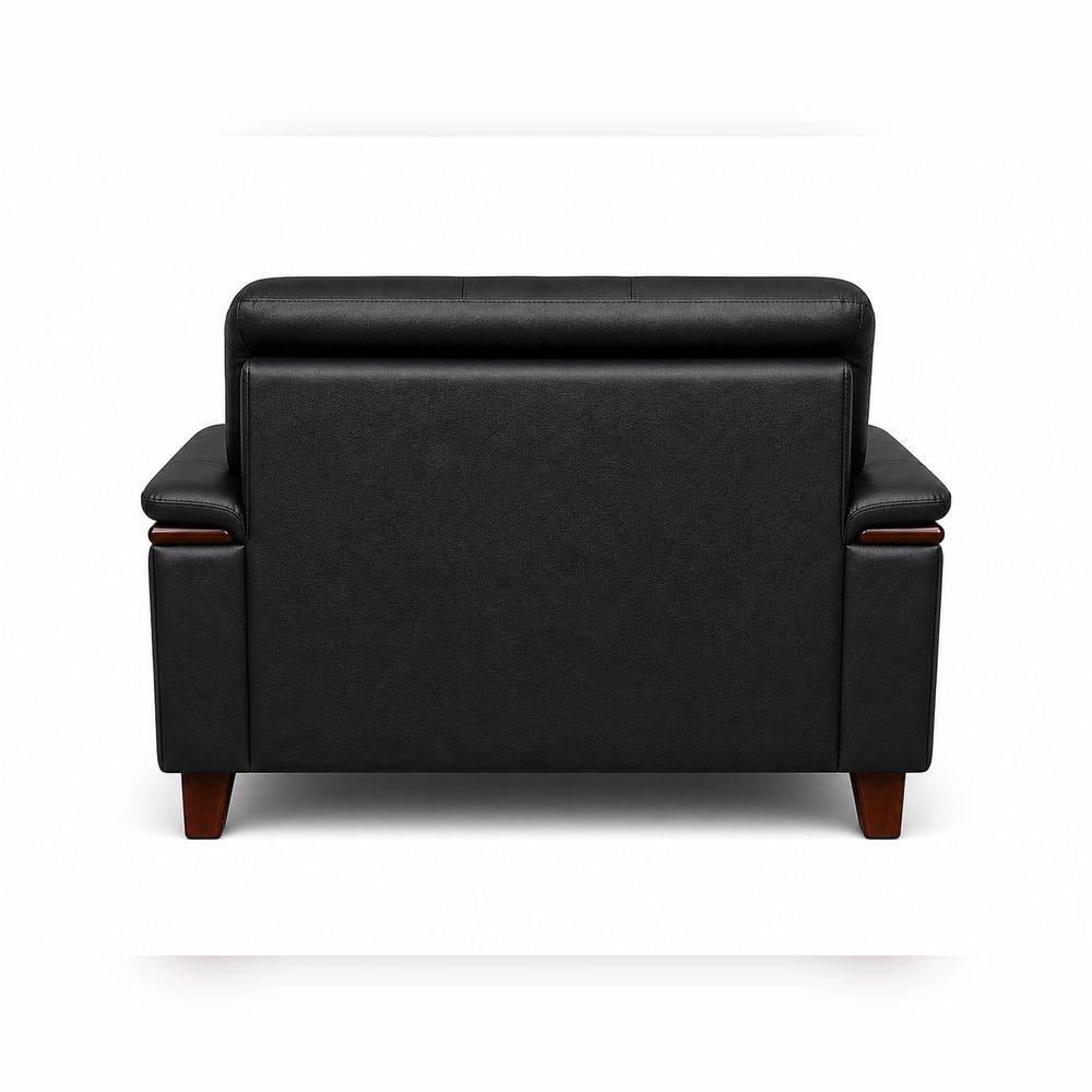 Onyx Leather Sofa Set