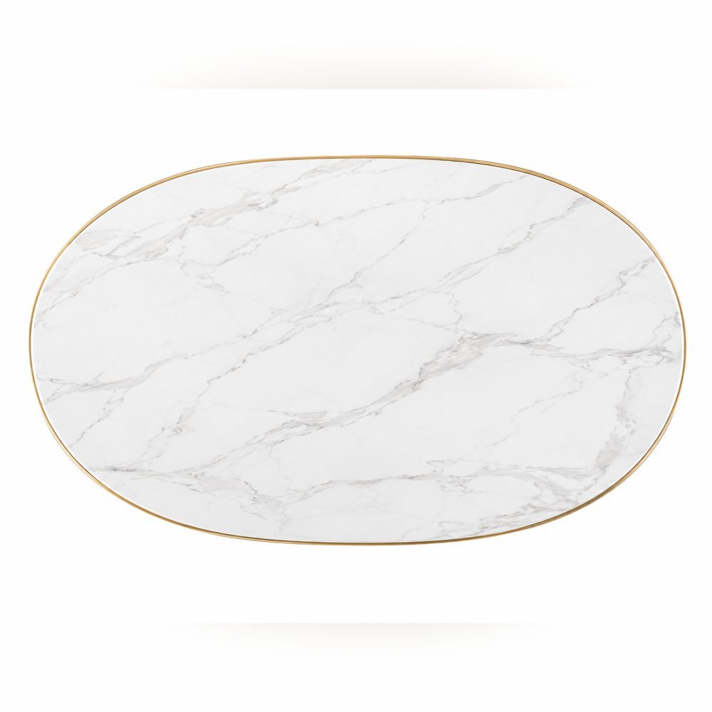 Plissé Oval Coffee Table