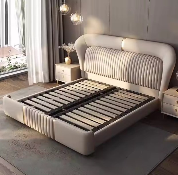 Regale Leather Bed