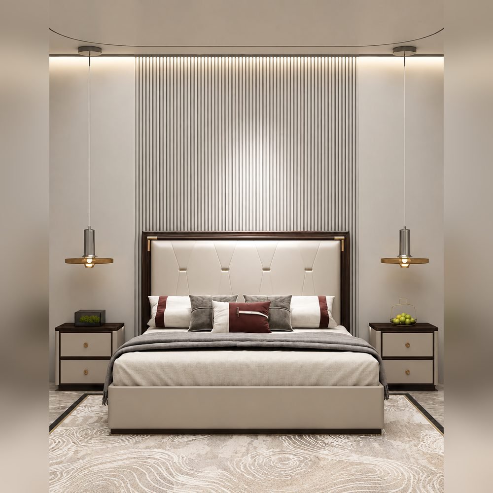 Regio Diamond-Stitch Bed