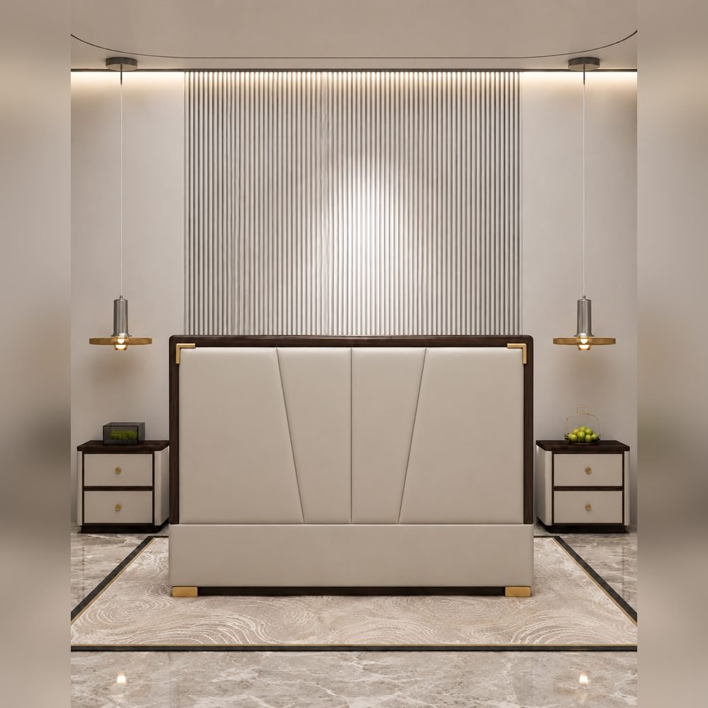 Regio Diamond-Stitch Bed