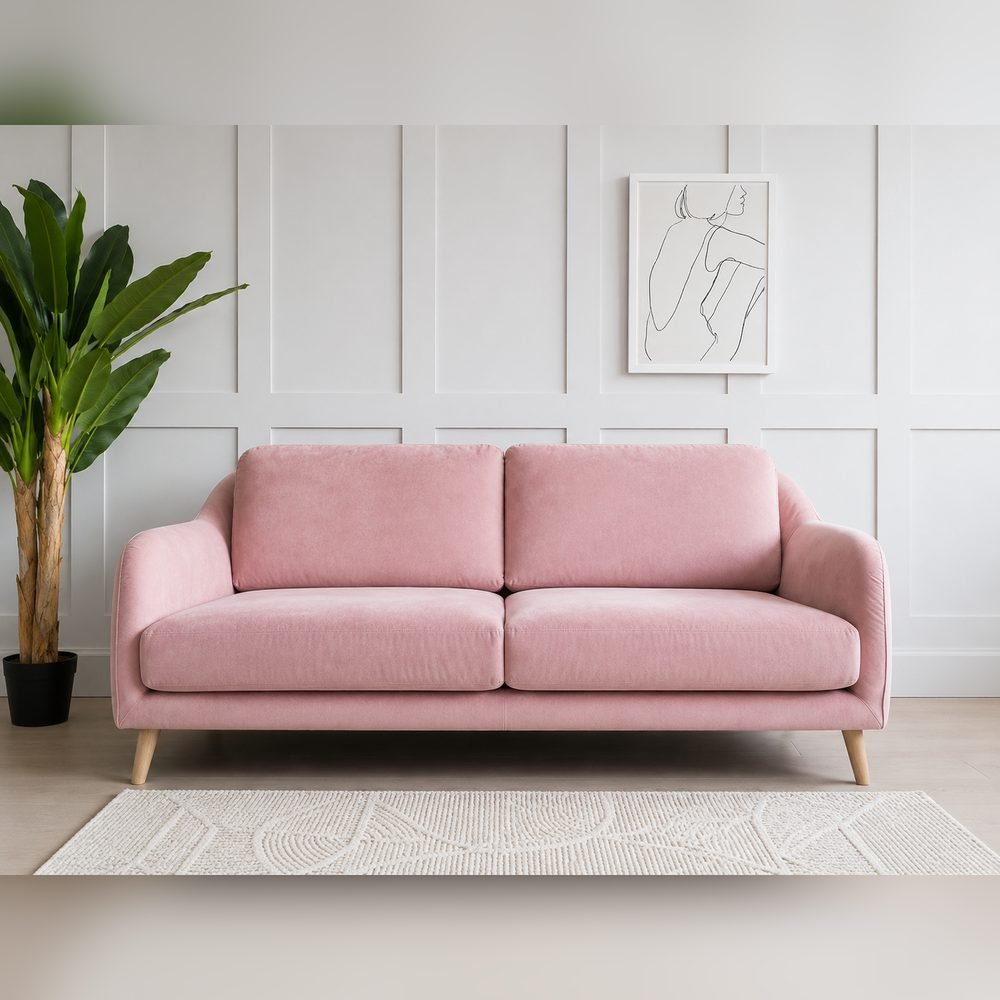 Rosea Fabric Loveseat