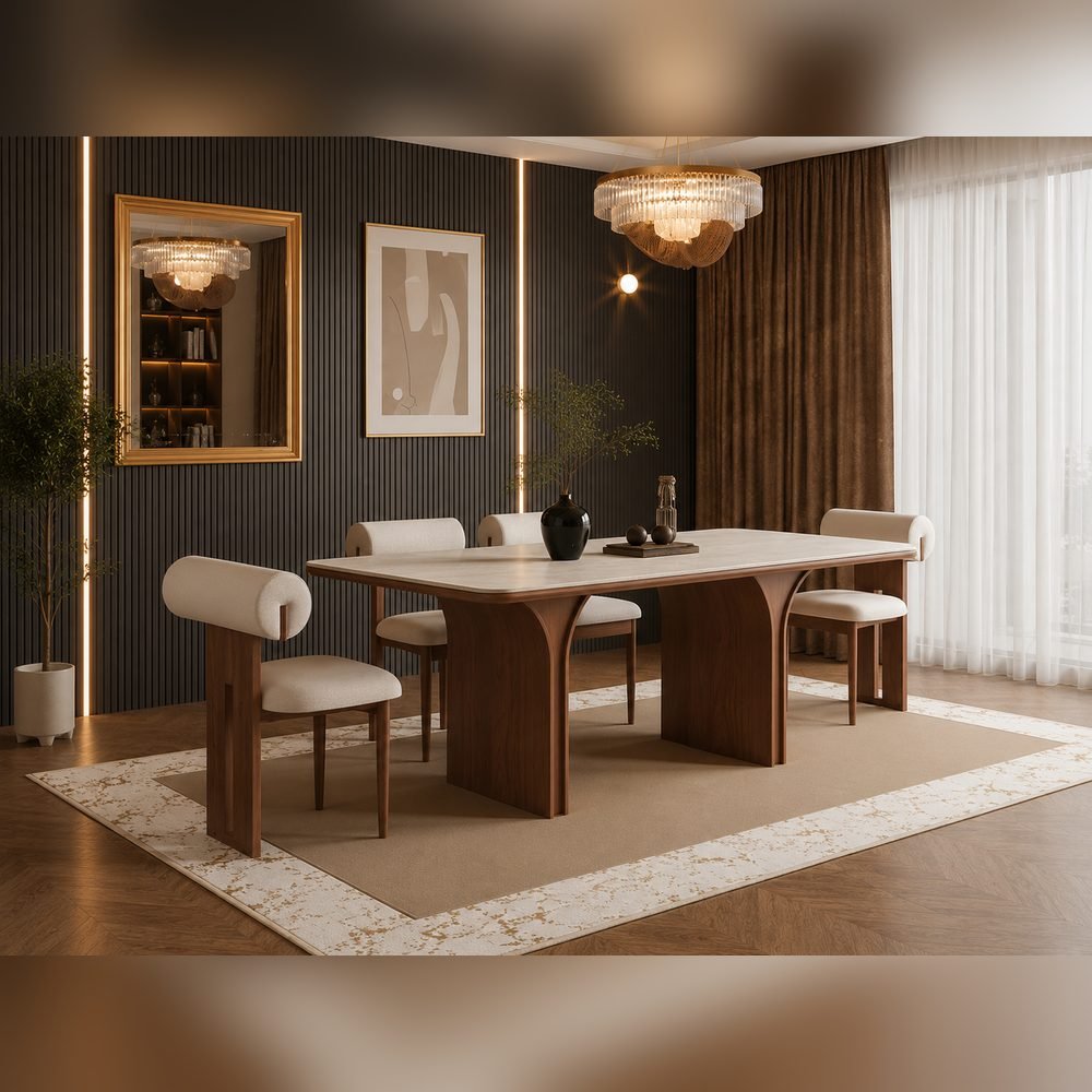 Sasso Stone Dining Set