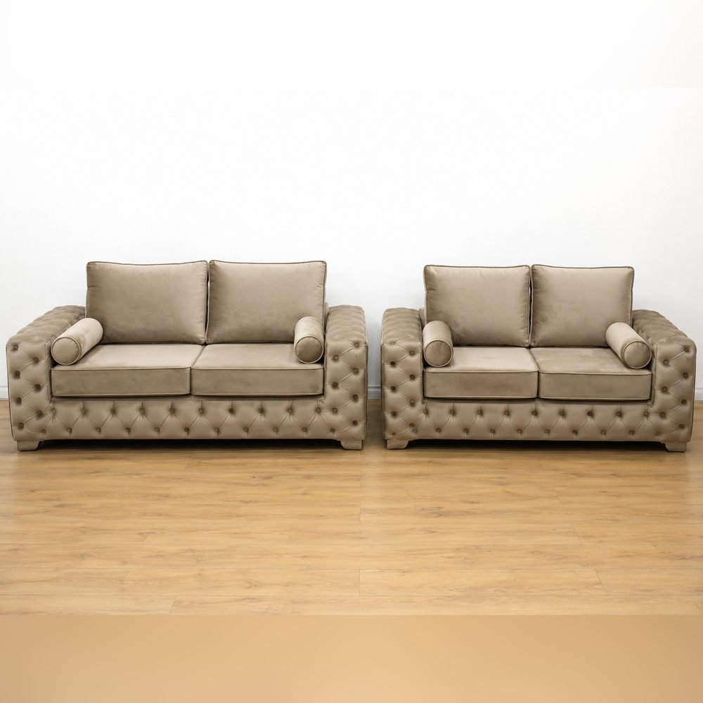 Savio Tufted Sofa Pair