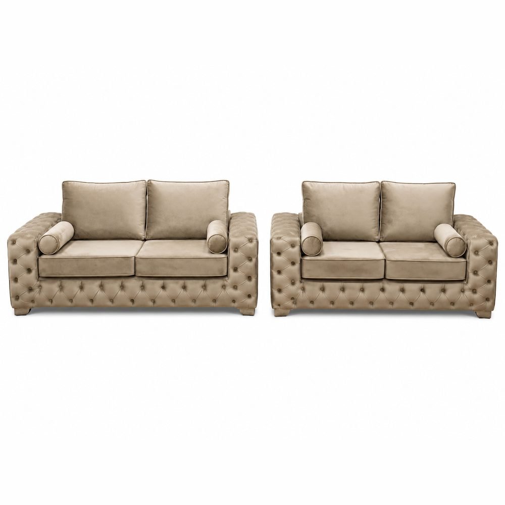 Savio Tufted Sofa Pair