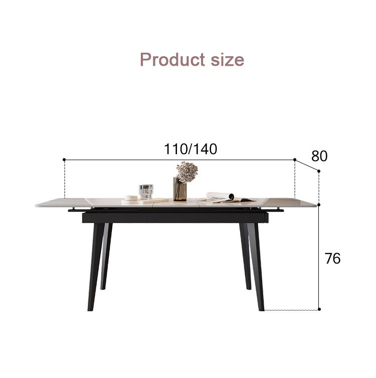 Slate Extendable Dining Table