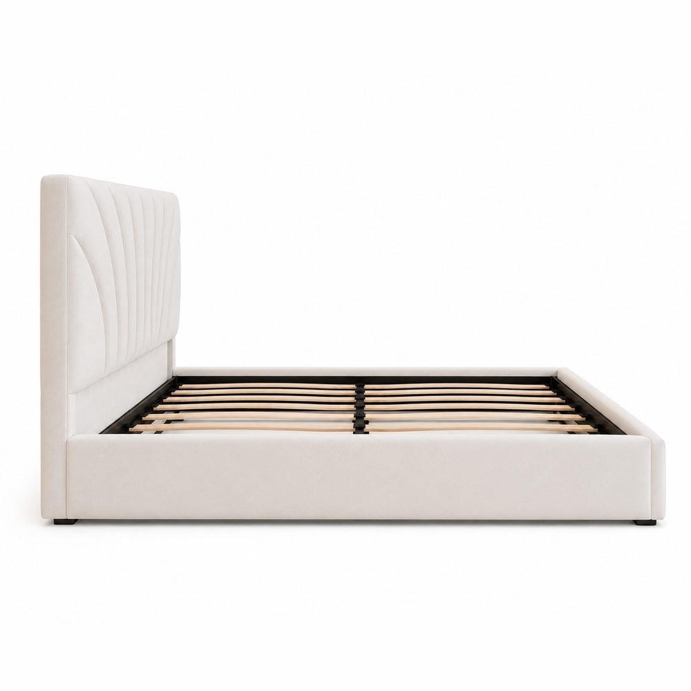Solea Fan Velvet Bed