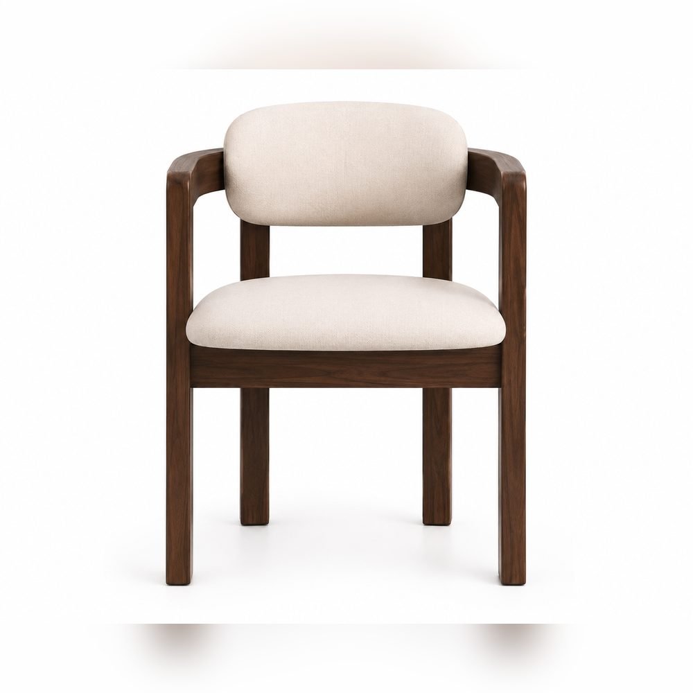 Tondo Walnut Dining Set