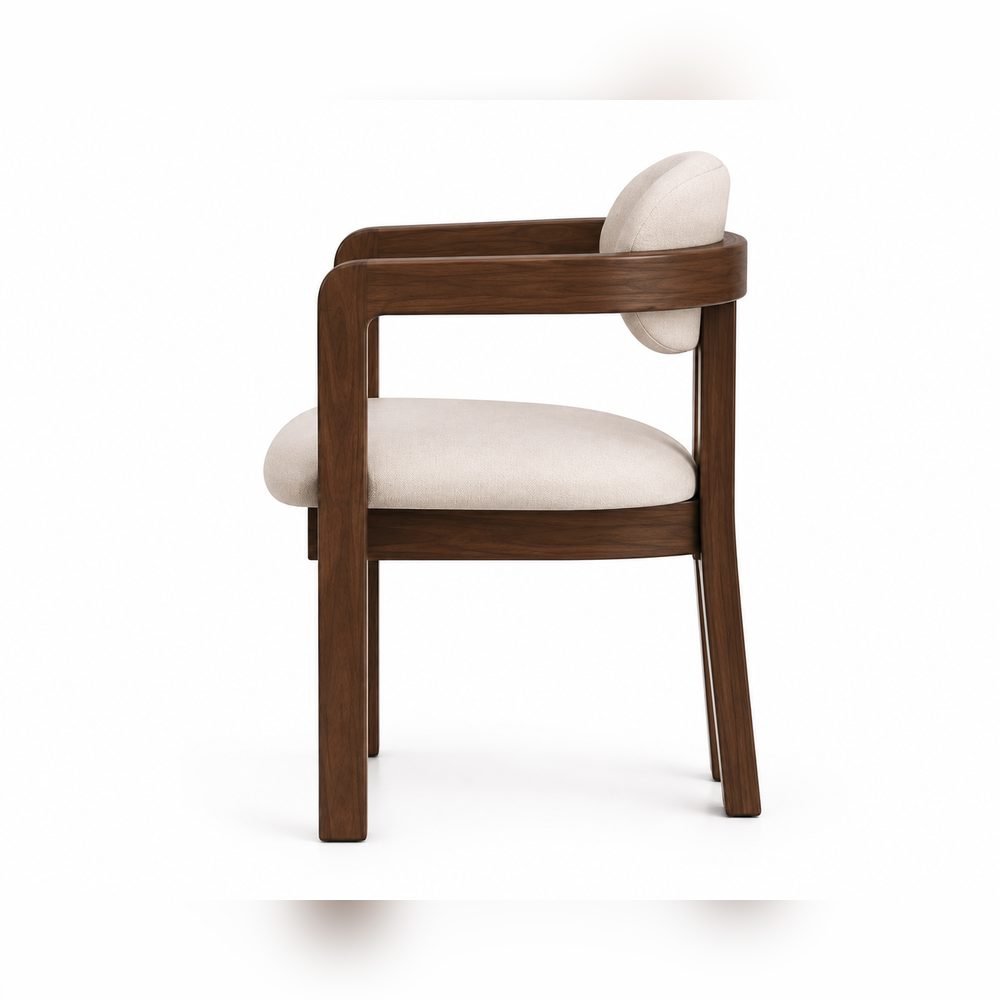 Tondo Walnut Dining Set