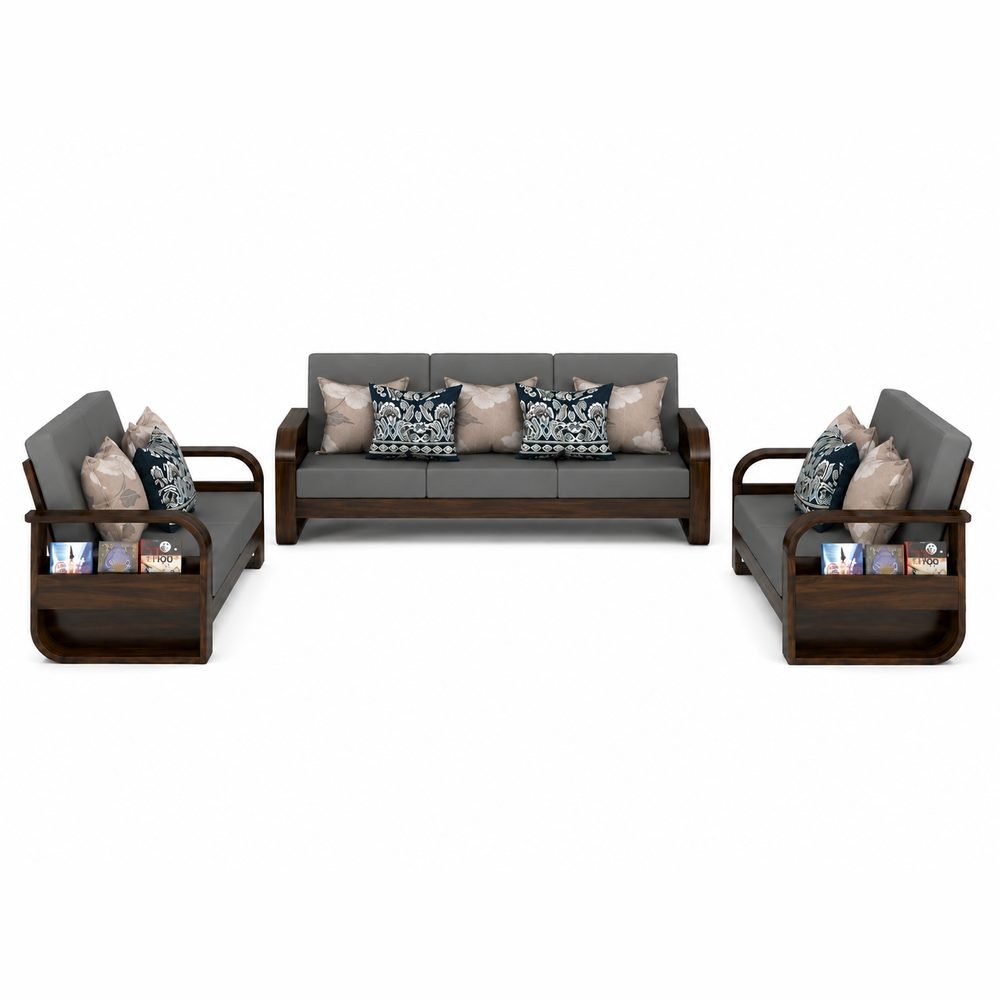 Veda Teak-Frame Sofa Set