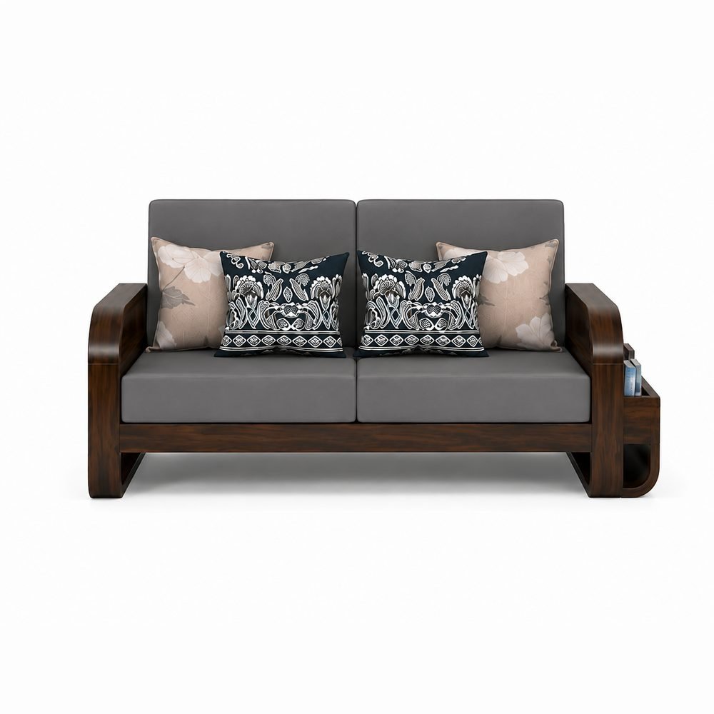Veda Teak-Frame Sofa Set