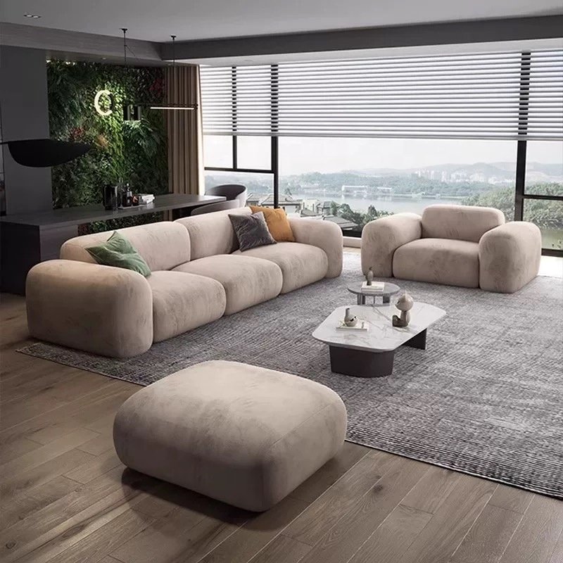 Zaya Velvet L-Sofa